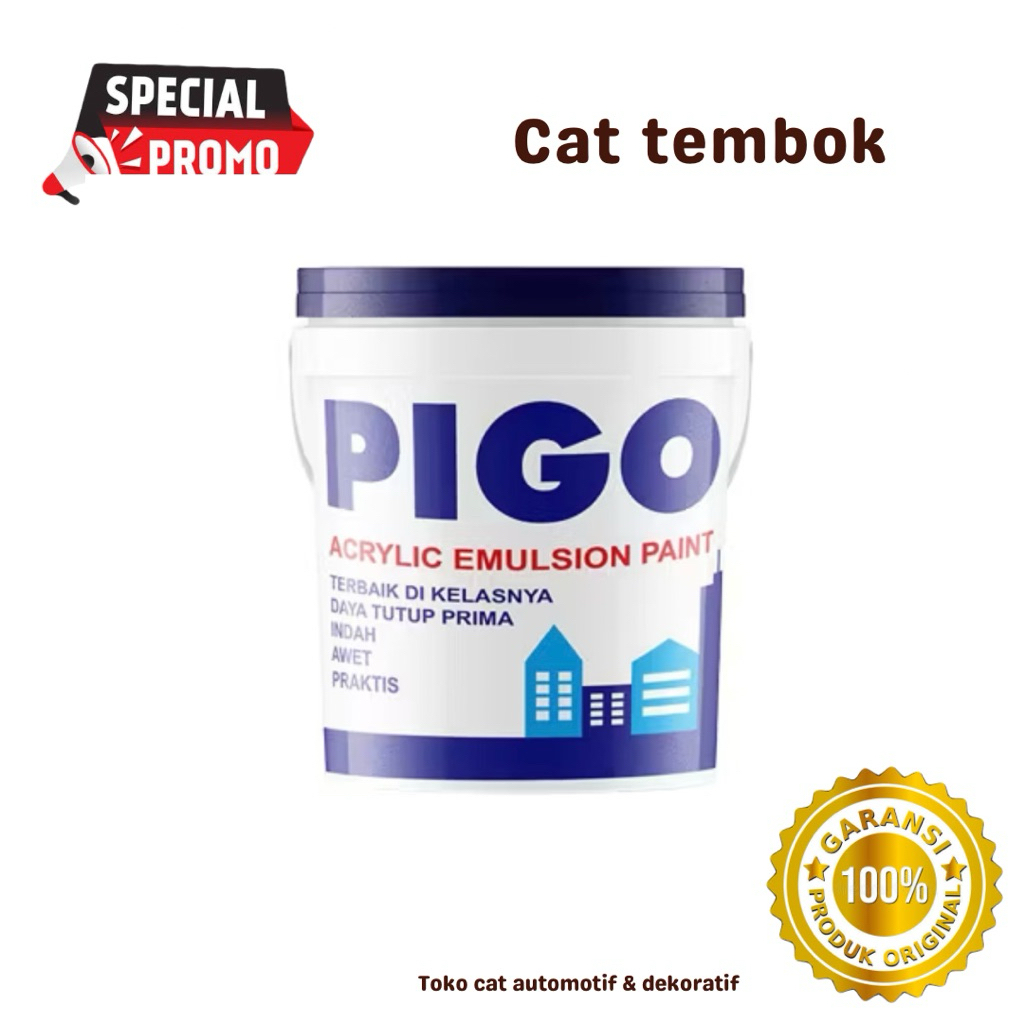 PIGO CAT TEMBOK INTERIOR MURAH HOMER PAINT