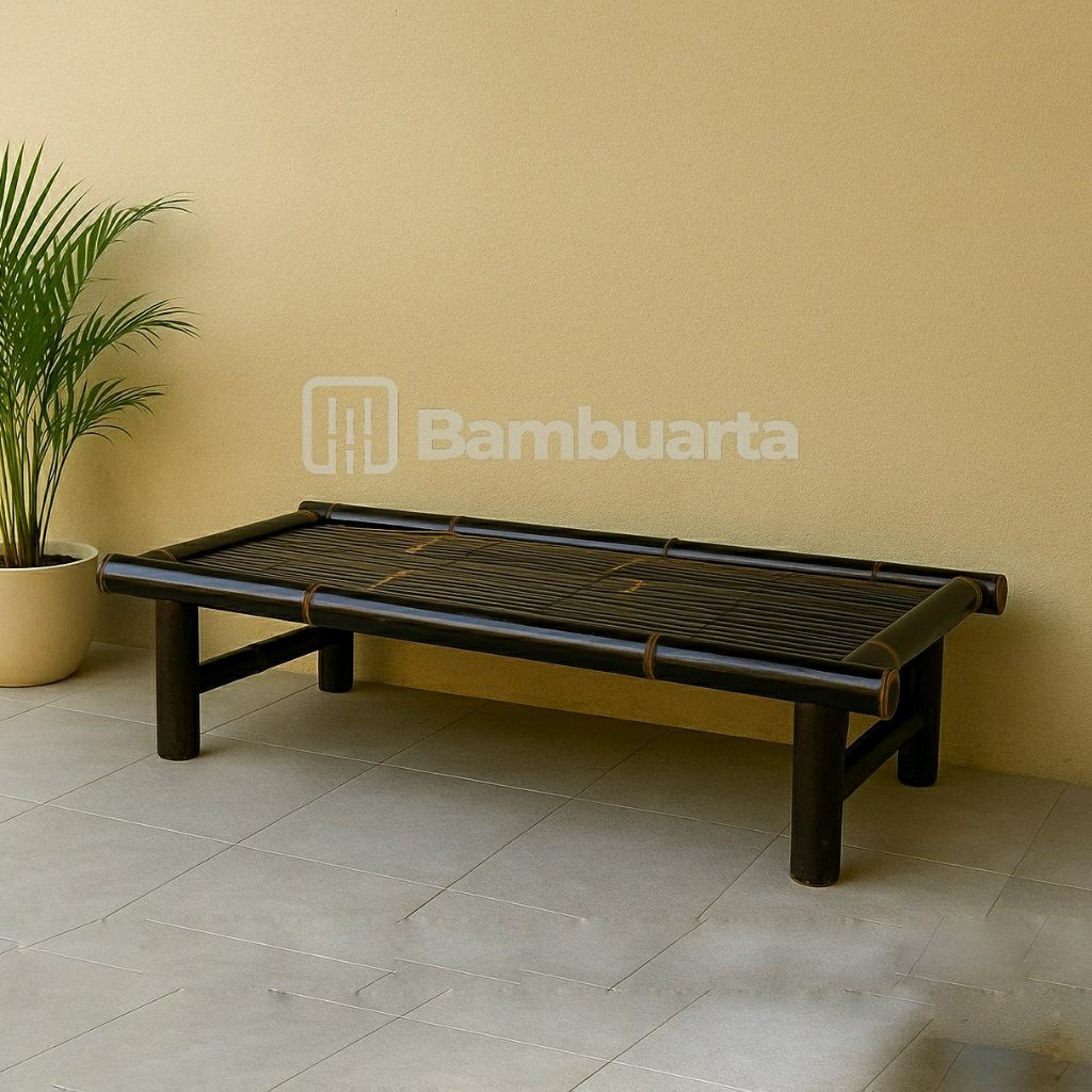 Kursi Bambu Panjang Kursi Teras