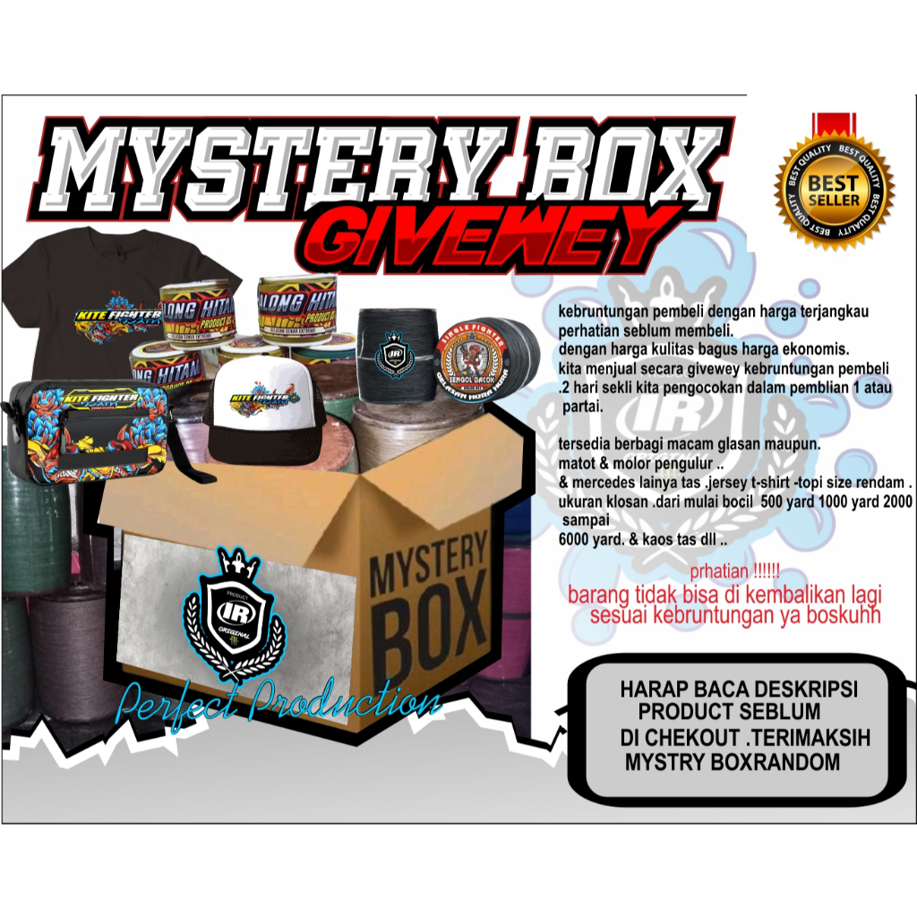 MISTERI BOX MERCHANDISE  DUNIA GELASAN  & LAYANGAN