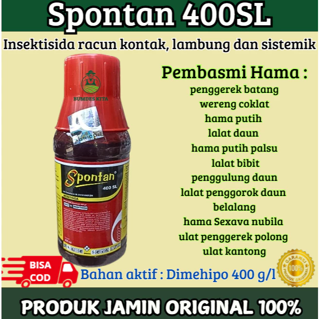 SPONTAN 400SL | SPONTAN Insektisida | SPONTAN INSEKTISIDA 200ML