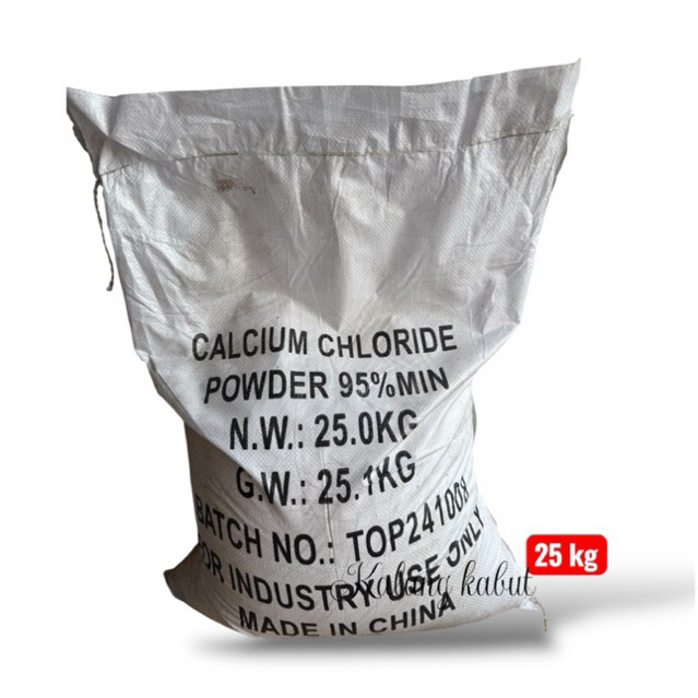 Calcium Chloride - Kalsium Klorida powder - Cacl2 - 25 kg