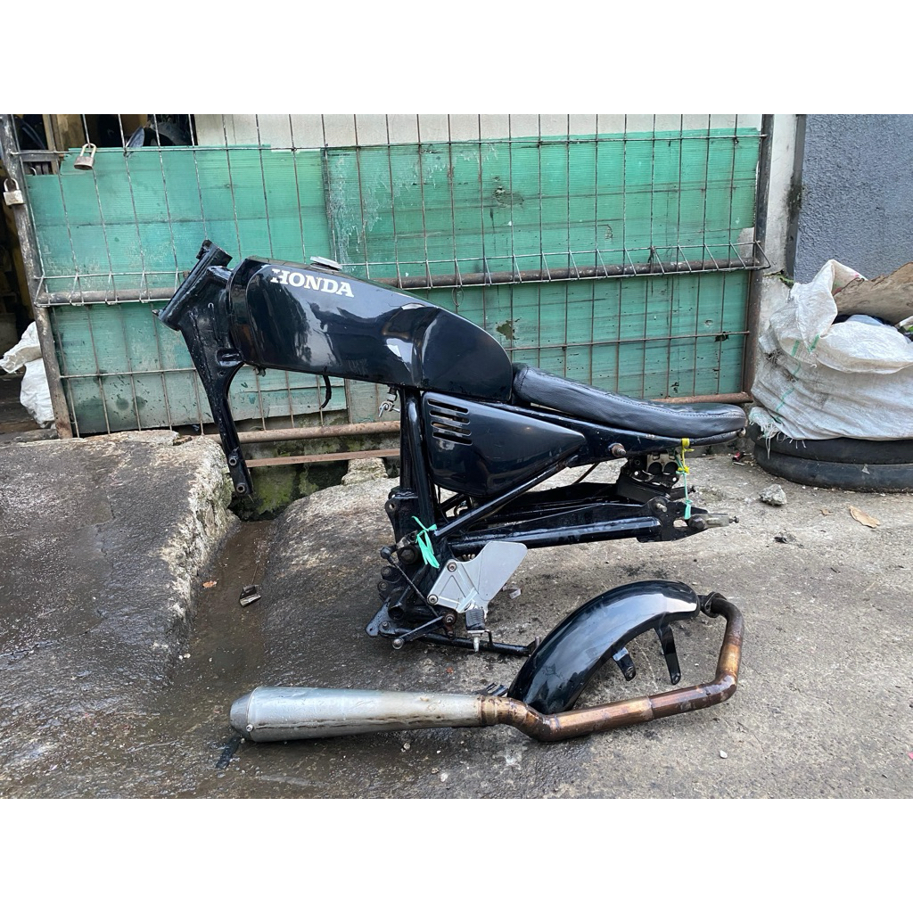 body set rangka tiger custom arm rem step knalpot