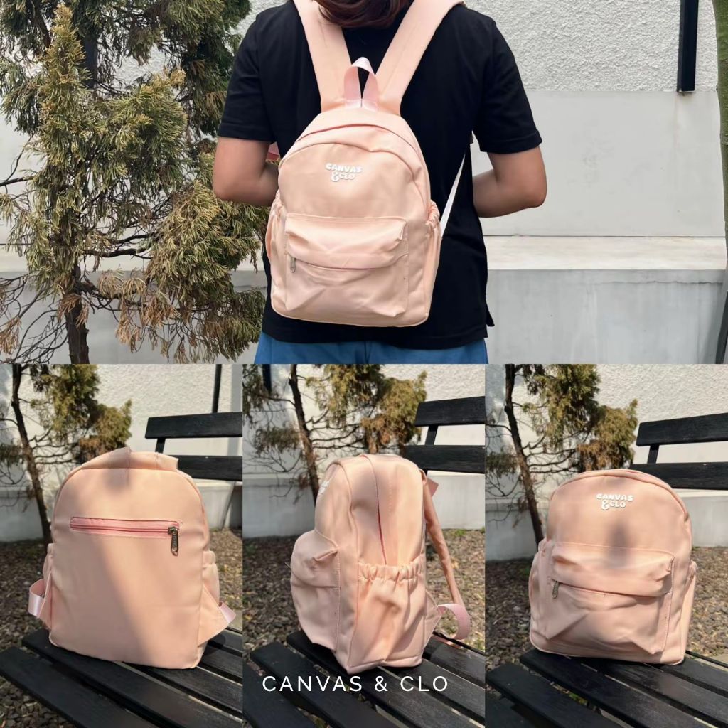 Canvas.clo Mini Ransel Backpack Tas Sekolah Wanita