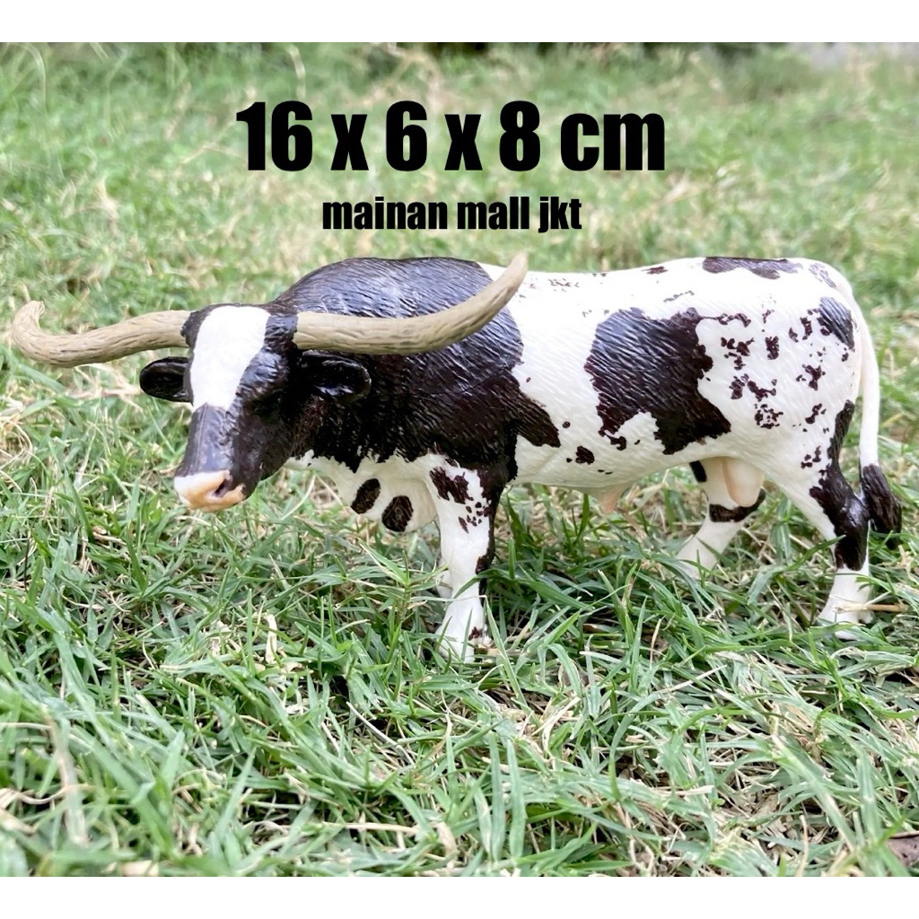 Sapi Lembu Banteng Cow Bull Bison kerbau mainan sapi limosin sapi bule texas - pajangan miniatur hew