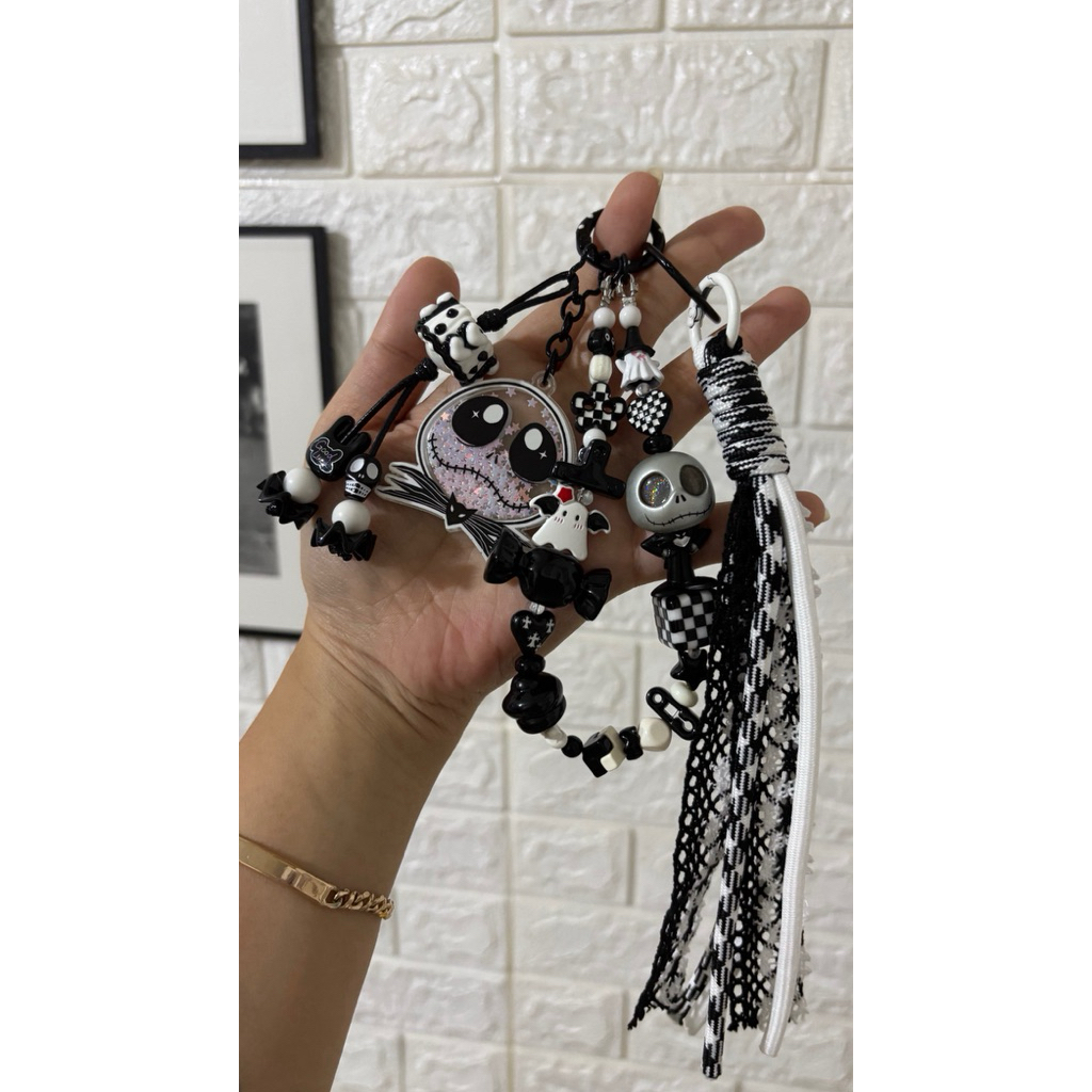 Bagcharm Nightmare Before Christmas Ori Doorables Strap Phone Gantungan Tas