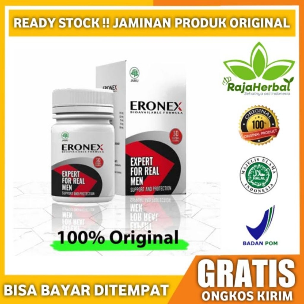 ERONEX ASLI ORIGINAL OBAT HERBAL PENAMBAH STAMINA