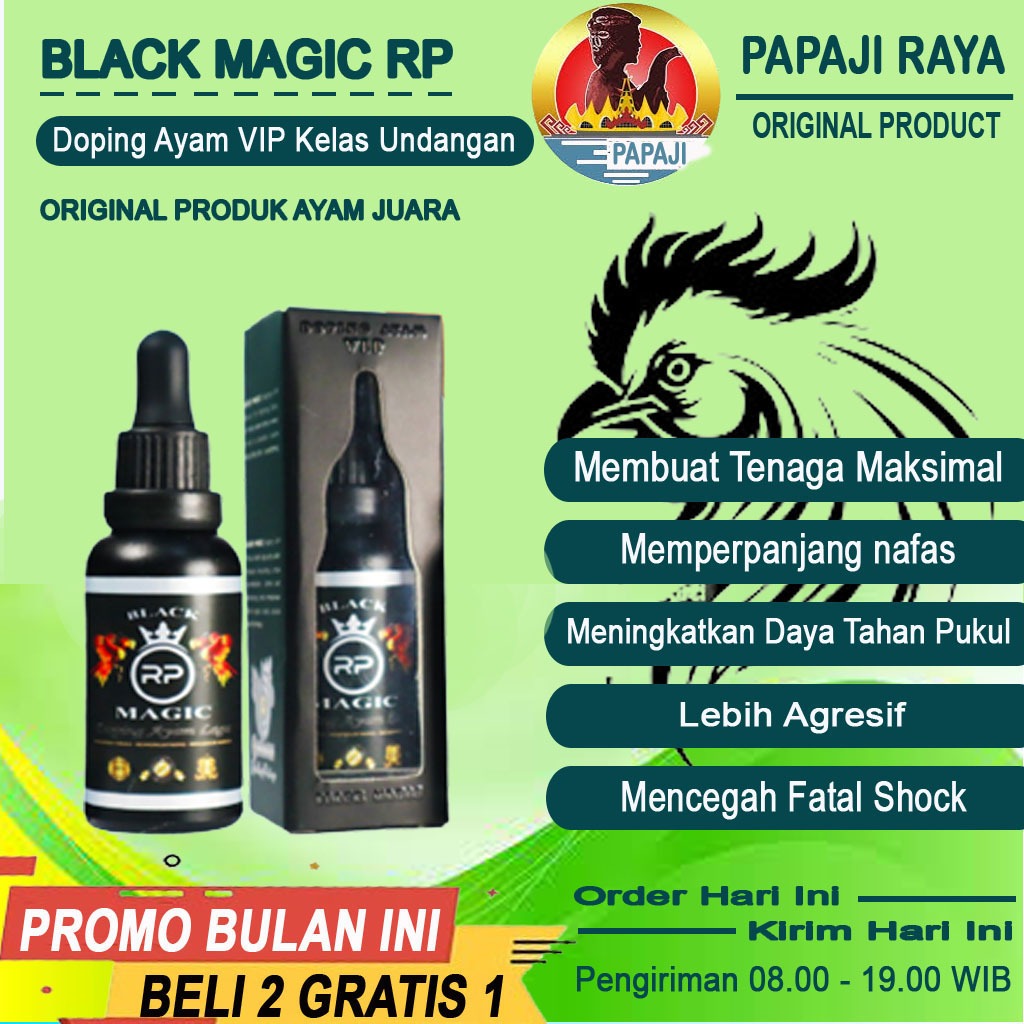 BLACK MAGIC VVIP - Doping Ayam Aduan Laga Terbaik