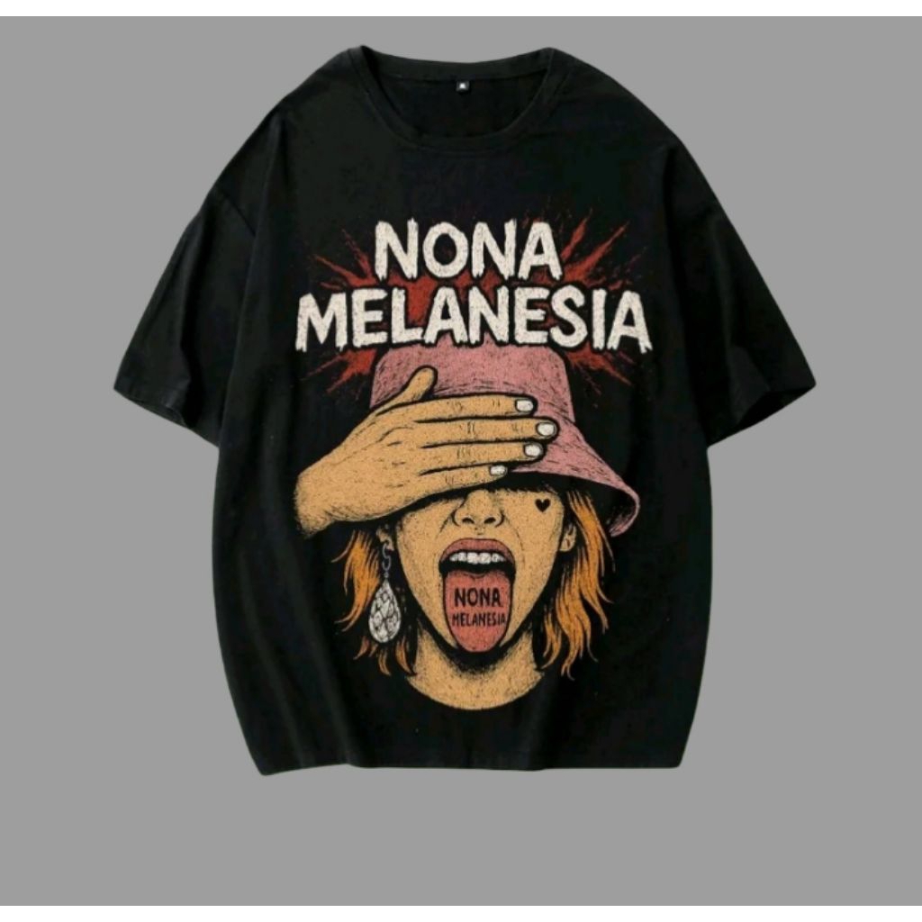 KAOS NONA MELANSIA Baju Timur Keren Bahan Nyaman