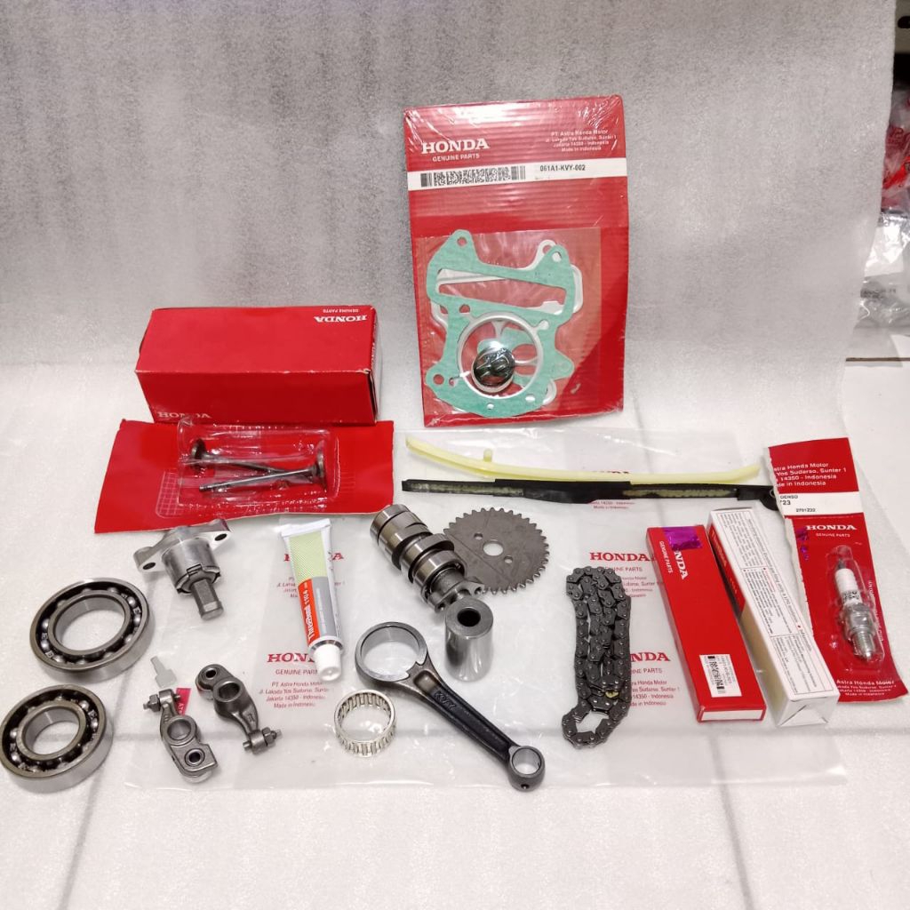 FULL SET STANG SEHER HONDA BEAT KARBU SPACCY KARBU SCOOPY KARBU ORIGINAL HONDA PAKETAN STANG SEHER B