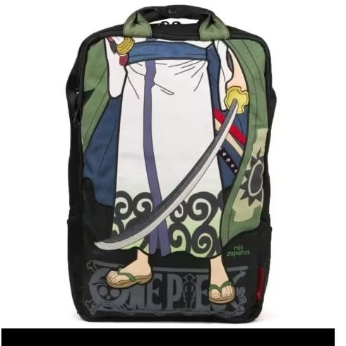 One Piece colab Mis Zapatos backpack Zoro edition