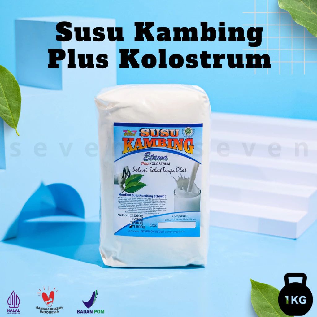 

Susu Kambing Etawa Bubuk 7on7 Kolostrum 1kg