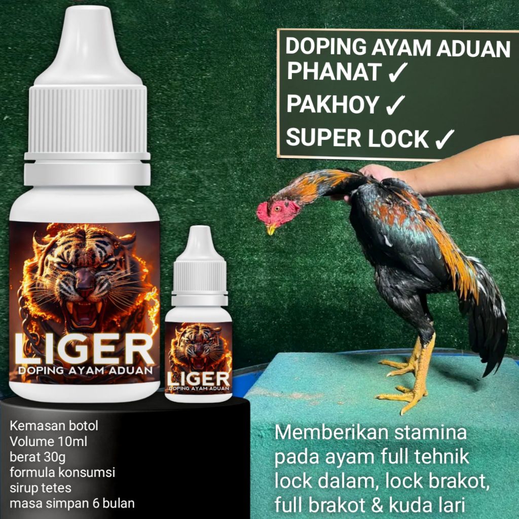 Doping ayam pakhoy drumband liger 10ml