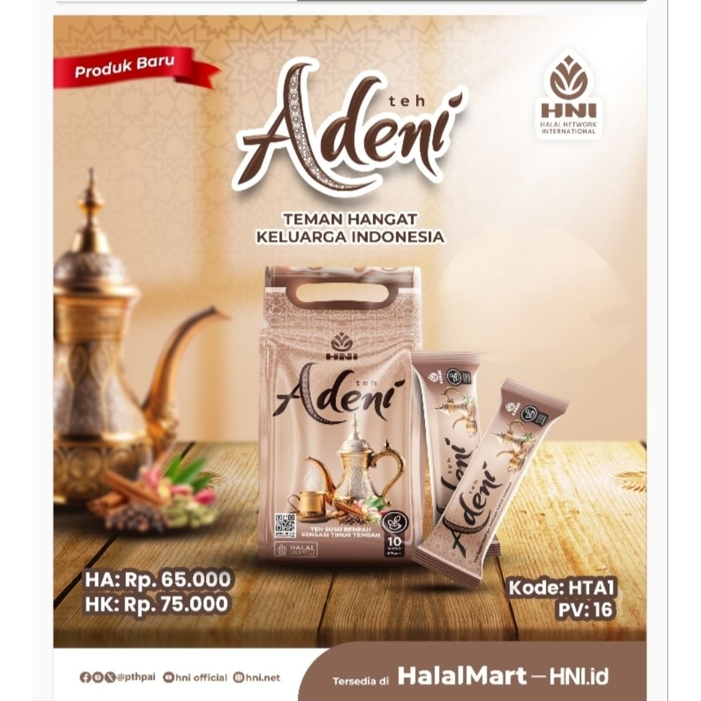 

HANIA TEH ADENI, TEH SUSU REMPAH SENSASI TIMUR TENGAH