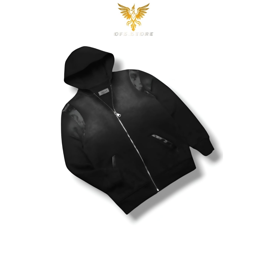 Rucas Bimo V2 (embossed paisley zip hoodie)