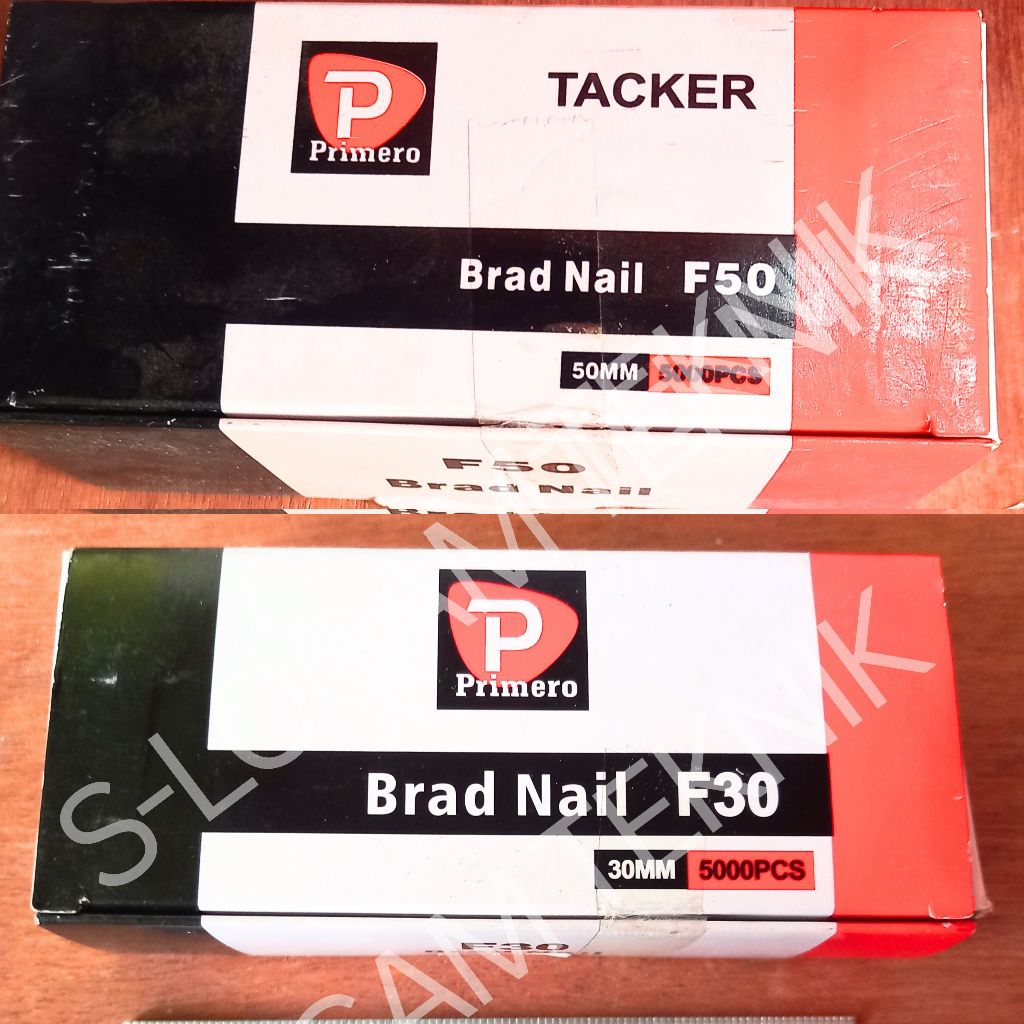 Isi Staples Gun Tacker F30 F50 Refill Paku Tembak F 30 F 50 Refill Air Nailer PRIMERO