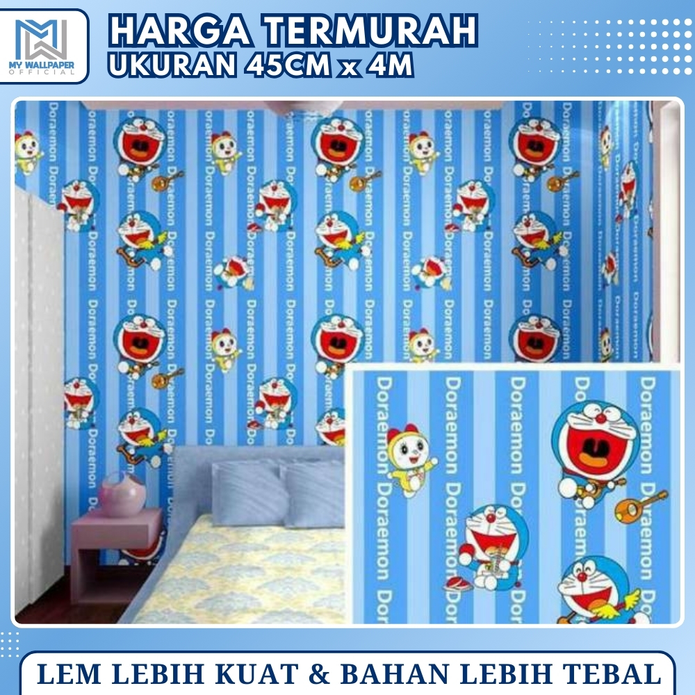 Wallpaper Dinding Doraemon Stiker Dinding Doraemon Walpaper Dinding Doraemon Wallpaper Doraemon