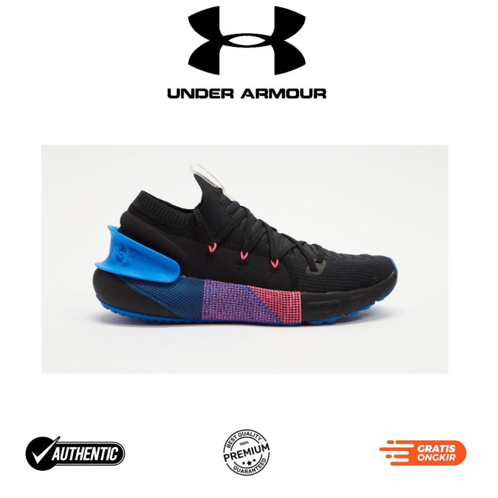 Running Under Armor HOVR Phantom Black Blue