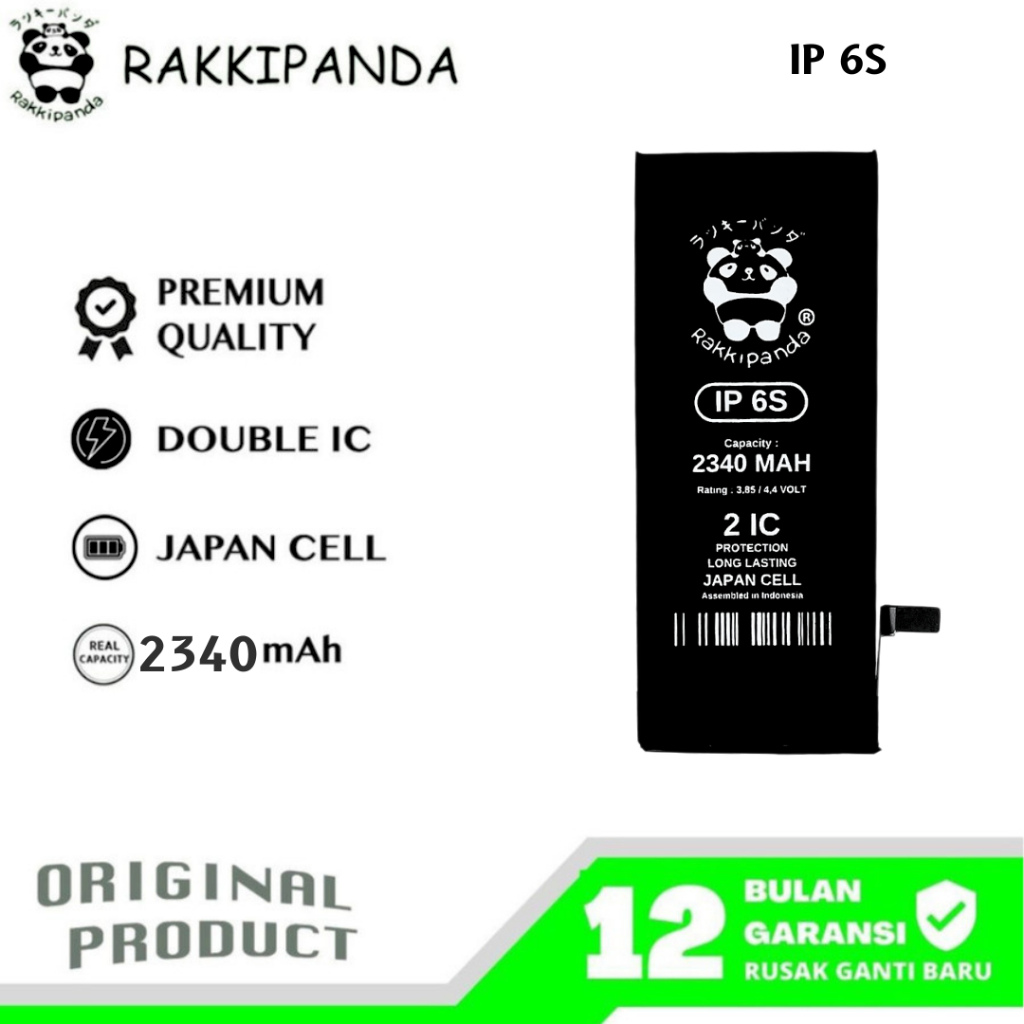 Rakkipanda - iP 6S Batre Batrai Baterai