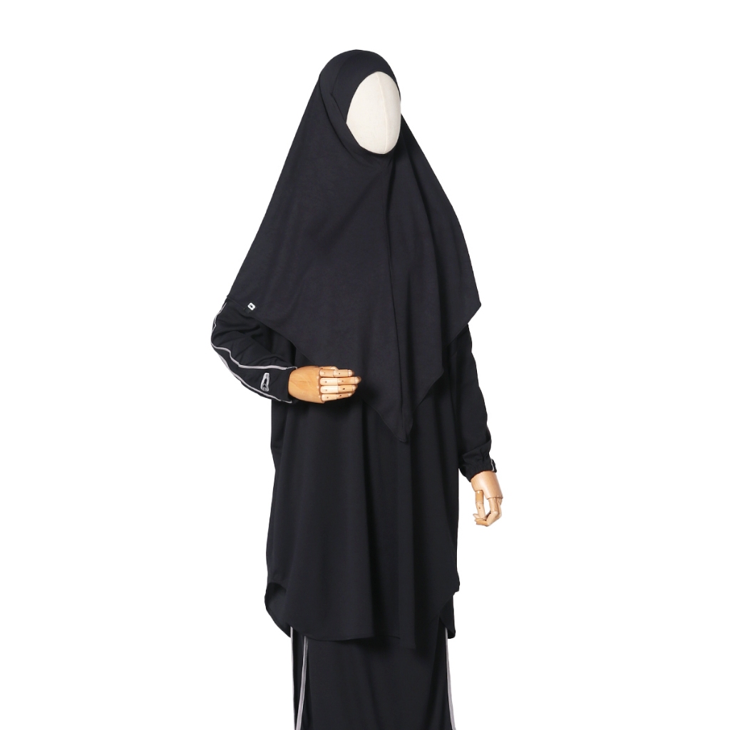 Nusseyba Taza Top Bahan Dry Fit Kaos Atasan Olahraga Wanita Muslimah