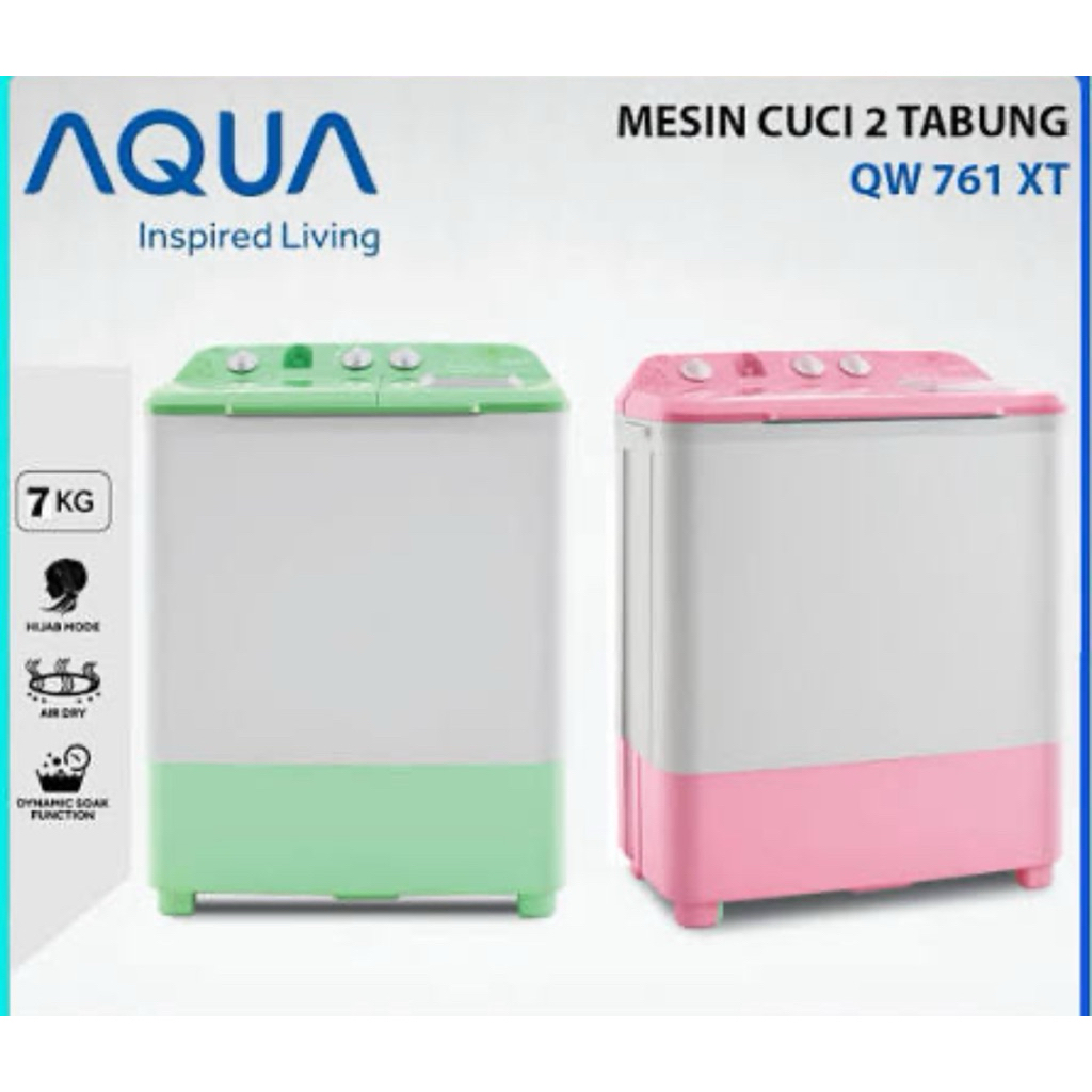 Mesin cuci Aqua QW-761XT