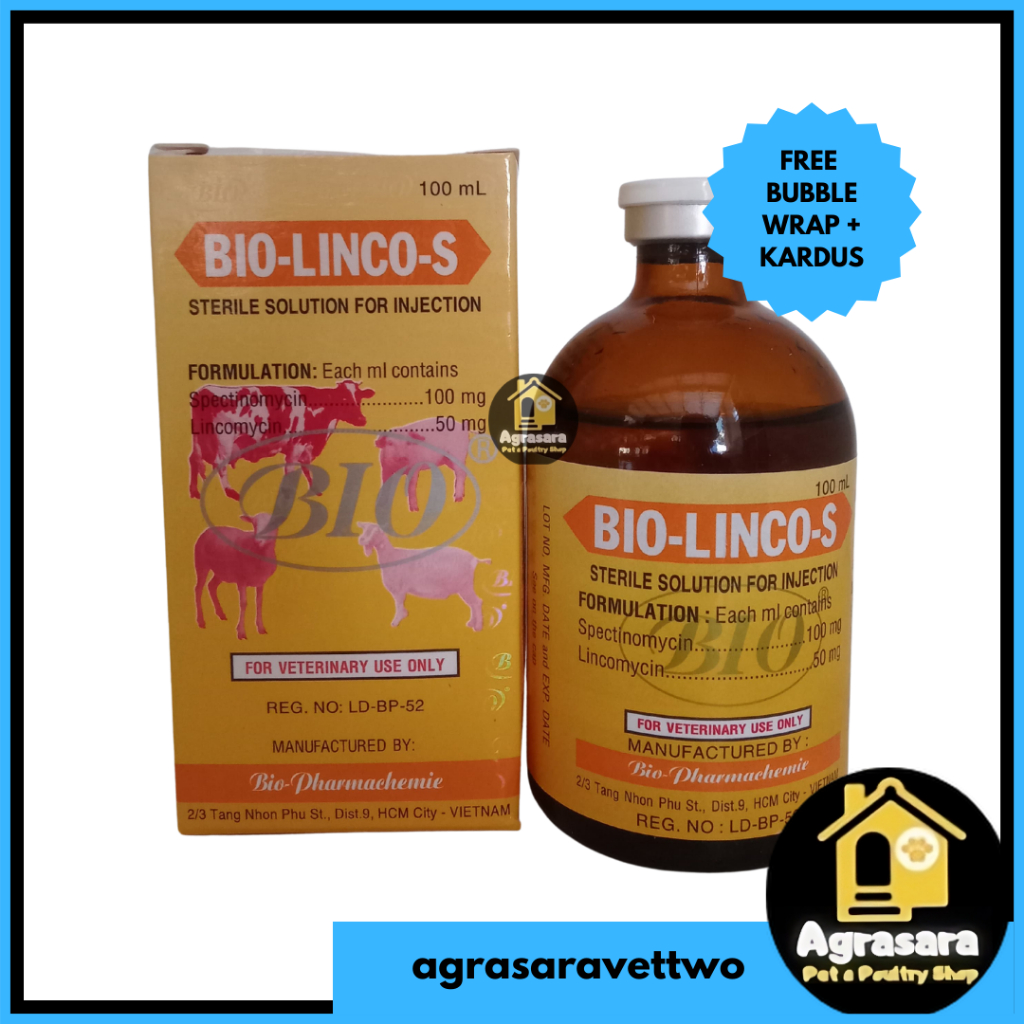 BIO LINCO S 100ml - ampuh seperti interspectin spectoline ls injection