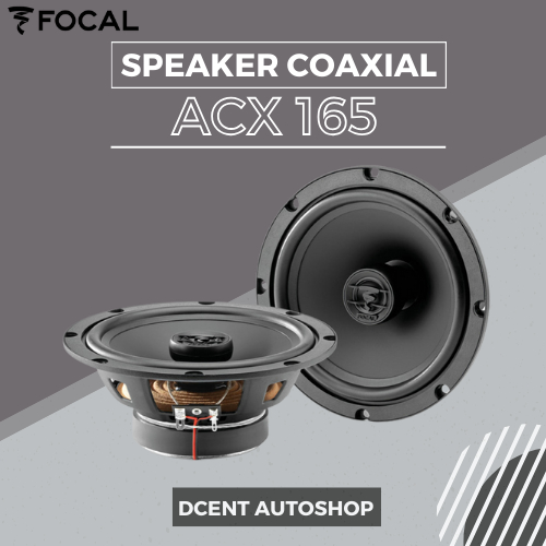 Speaker Audio Mobil - Speaker Focal ACX 165 - 6.5 Inch Coaxial 2-Way Speaker Audio Mobil - Plug N Pl