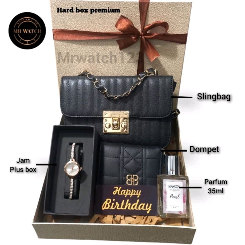 

KADO ULANG TAHUN CEWEK/HAMPERS GIFT BOX CEWEK/ANNIVERSARY/WISUDA(hard box premium)