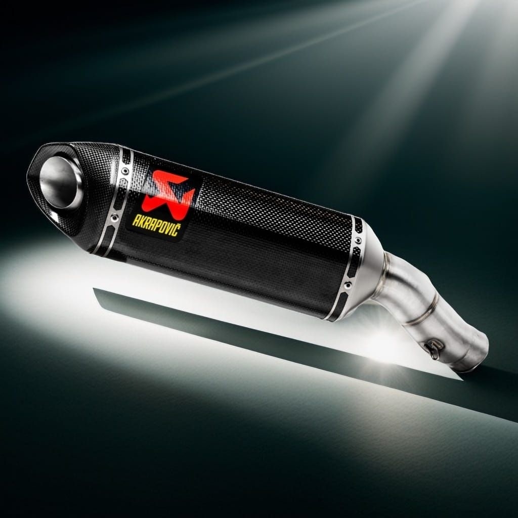 Knalpot Akrapovic Zx-6R Slip On Line Carbon