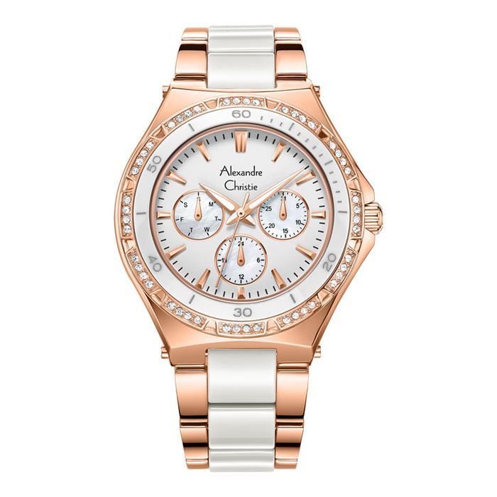 Jam Tangan Wanita Alexandre Christie AC 2294 BFBRGMS AC 2294 BF BRGMS Chronograph Original Resmi