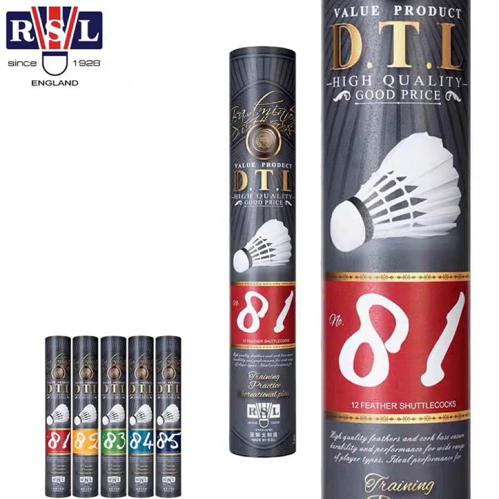 BADMINTON SHUTTLECOCKS DTL 81 BY RSL ORIGINAL RSL COCK | KOK BADMINTON