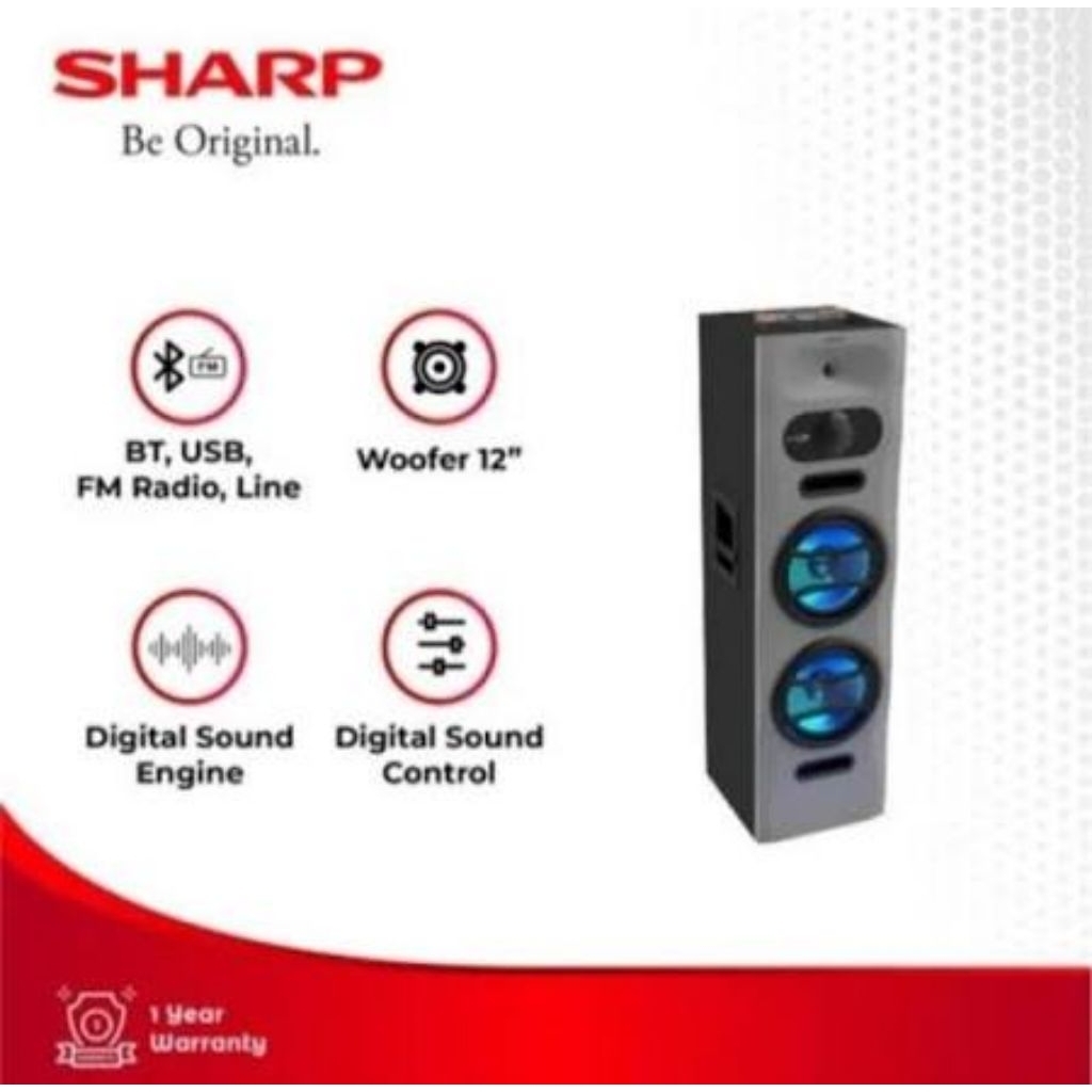 SHARP CBOX PROX PRO PROX20 PRO20 20 UBB 20UBB CBOXPROX20UBB CBOXPRO20UBB 10" 10in 10 INCH DOUBLE SPI