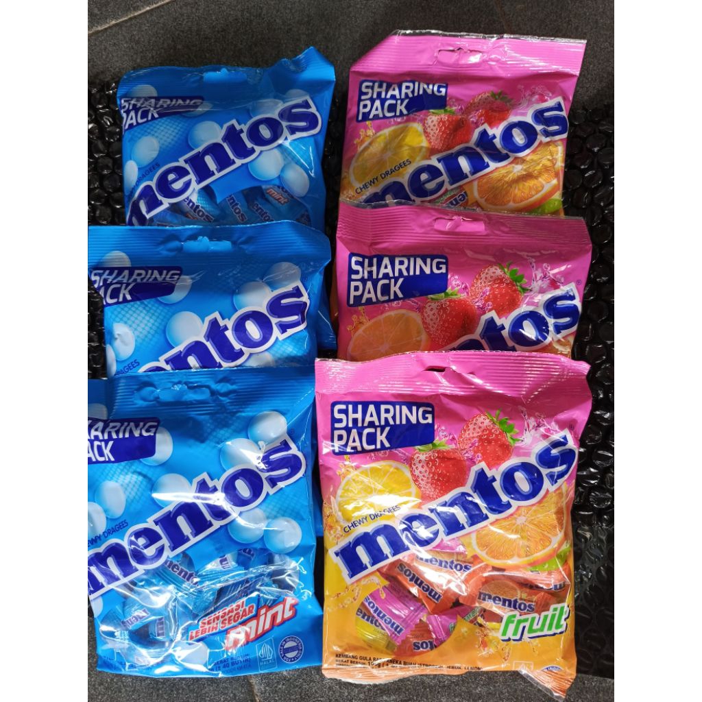 

Mentos permen 3 bungkus (3 x 40 butir)