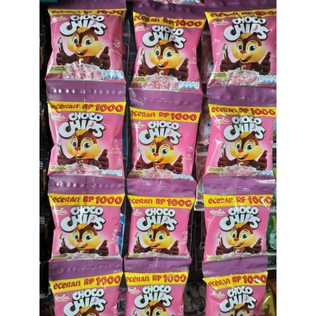 

Simba Choco Chips Strawberry ( 1 Renceng isi 10 Pcs )
