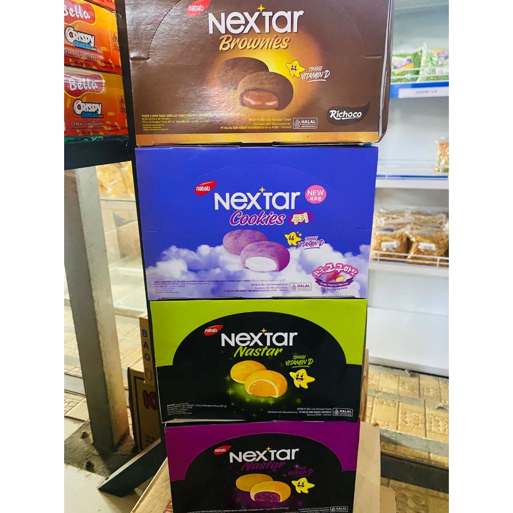 

Nabati Nextar/Brownies Kukis Halal 1 Box Isi 10 Pcs