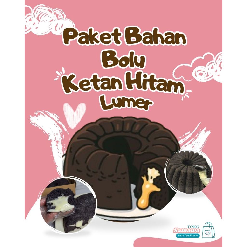 

SAMAWA - PAKET BAHAN BOLU KETAN HITAM LUMER - Tepung Ketan Hitam, Prochiz Spready