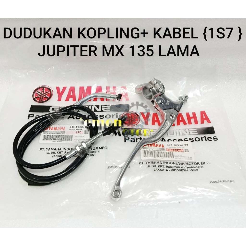 DUDUKAN HENDEL SET LH KOPLING + KABEL { 2S6 / 1S7 } JUPITER MX 135 LAMA RUMAH HANDEL SET KOPLING HIG
