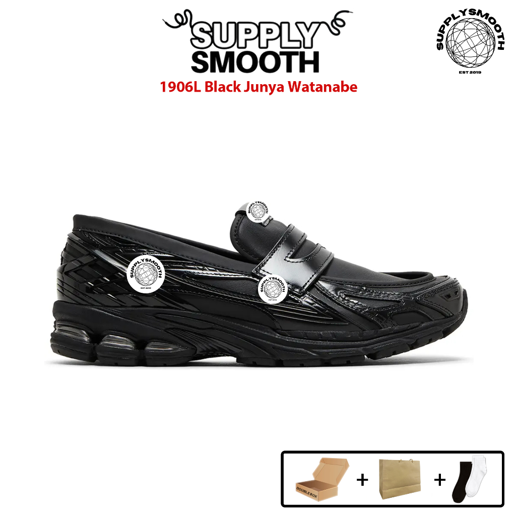 Sepatu Sneakers 1906L Black junya watanabe - SUPPLYSMOOTH