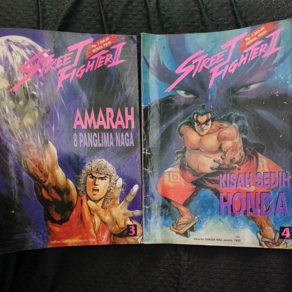 Komik Street Fighter II Jadul Lawas