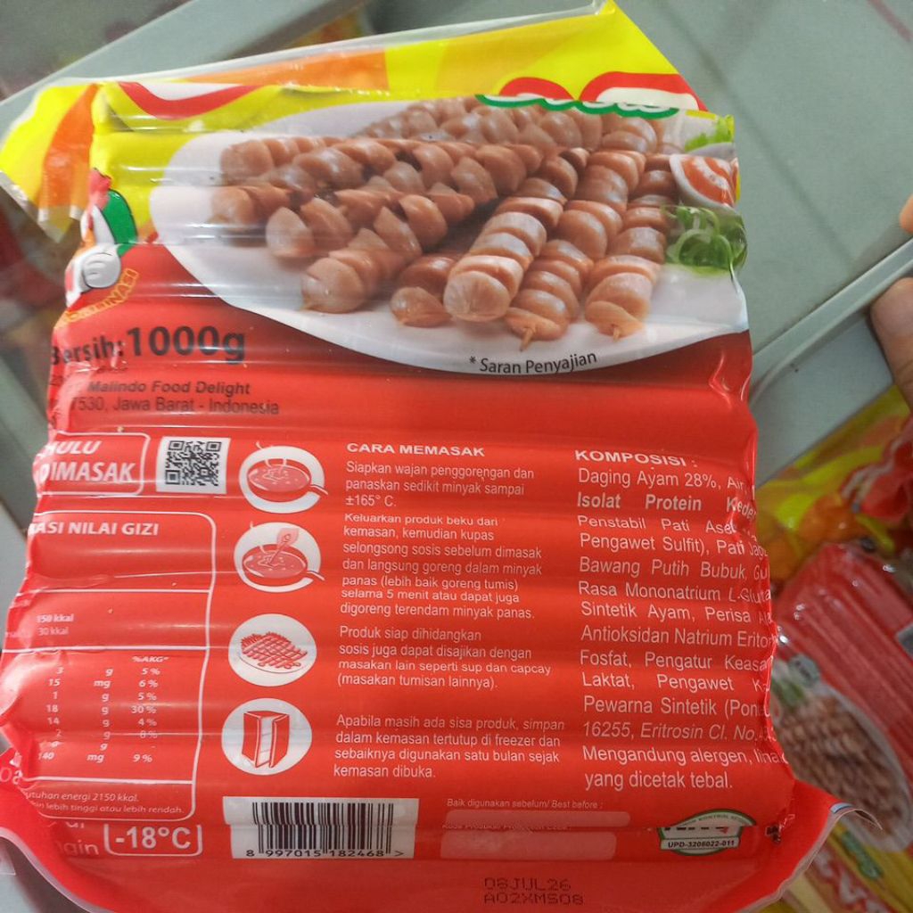 Sosis ayam sobat 1kg