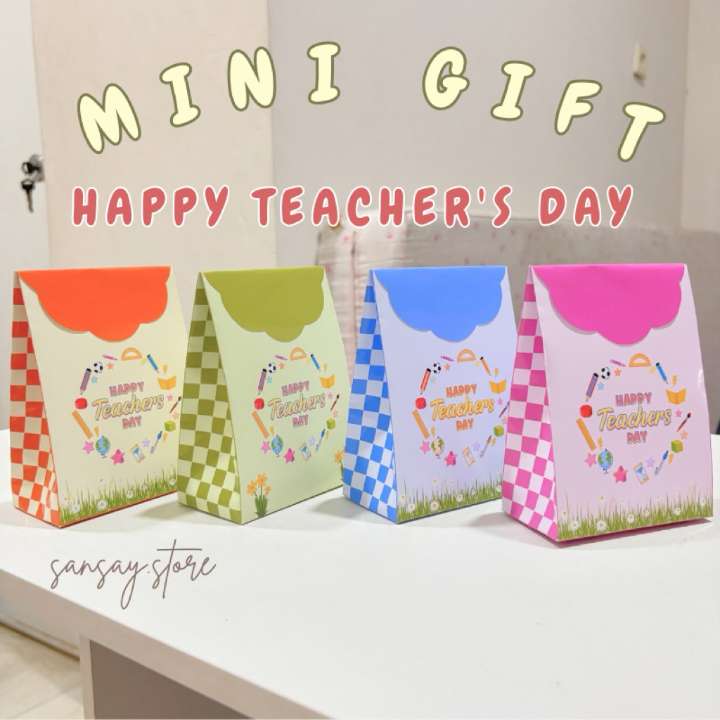 

Mini Gift Hari Guru Cokelat Snack Unik