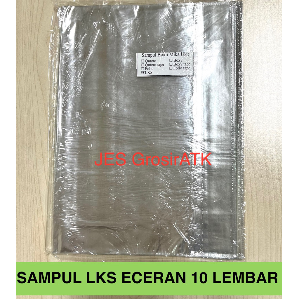 

(ECER) Sampul Buku Plastik Mika LKS (10 Lembar ECERAN)