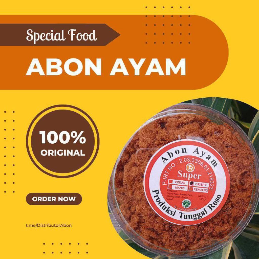 abon ayam tunggal roso