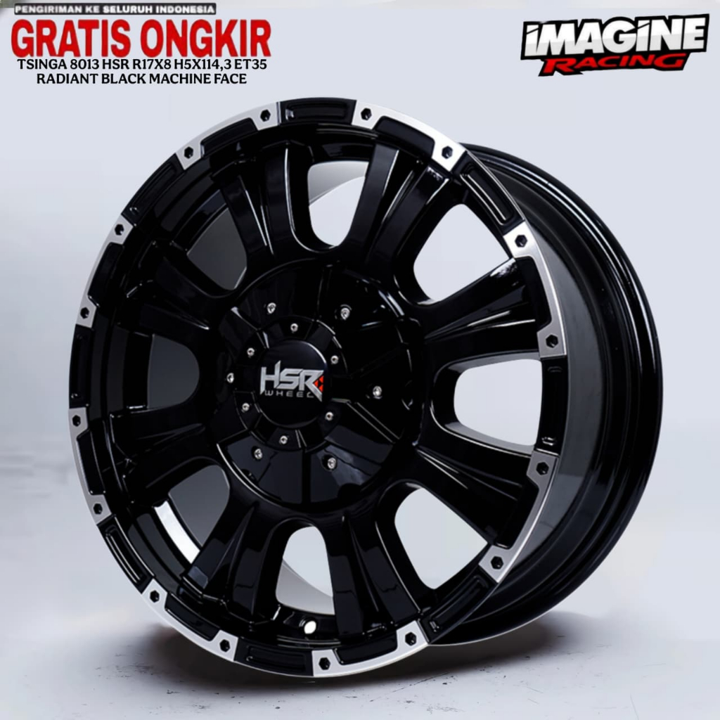 VELG RACING R17 SEMO OFFROAD PNP XTRAIL RUSH TERIOS HILUX SINGLE CABIN DLL TSINGA 8013 HSR