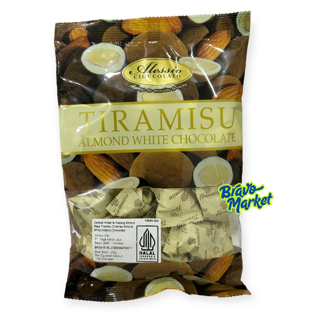 

Alessio Chocolate Almond Tiramisu Alwssio Almond Dark White Bittersweet Coklat Malaysia Singapore 200g