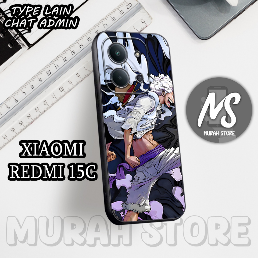Softcase Karet REDMI 15C /MS1/Motif ANIME/Case Hp REDMI 15C/Silikon REDMI 15C