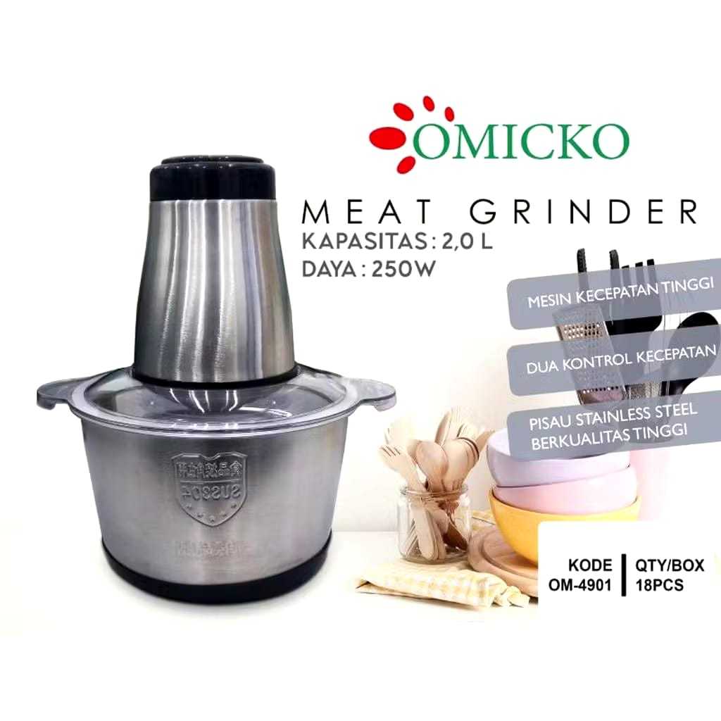 Chopper Omicko Blender Daging / Chopper Omicko 2 Liter