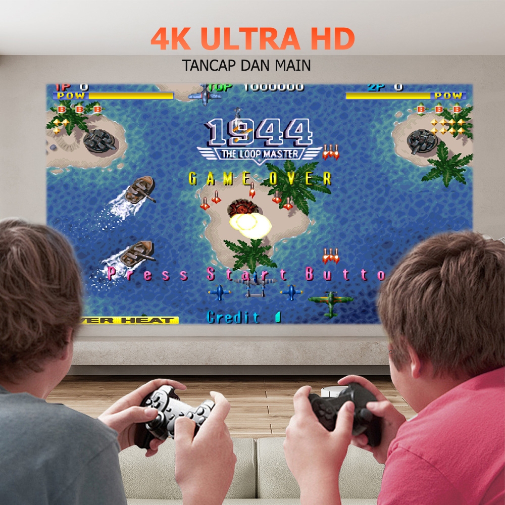 4K Android 11 ProyektorRumahCinema Proyektor Android 4K Plus Gamepad Home Theater Game Projector
