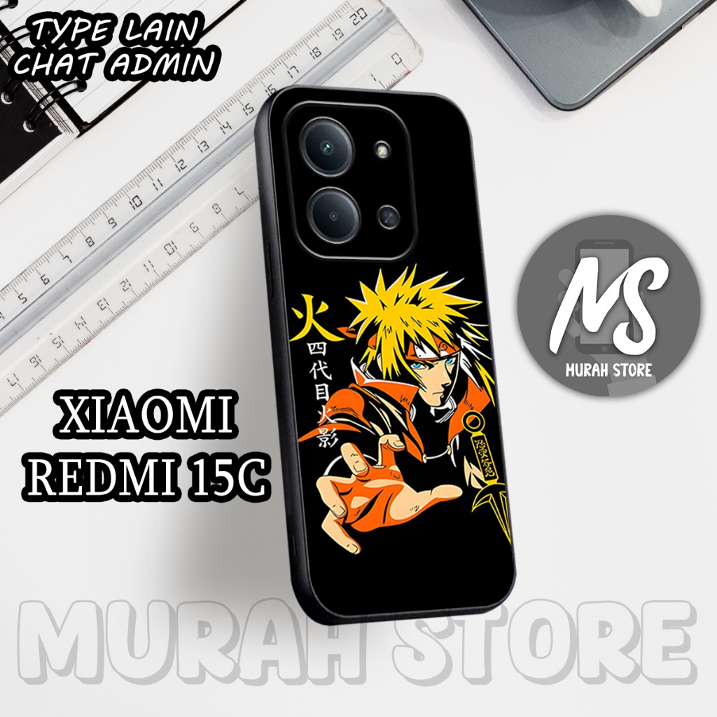 Softcase Karet REDMI 15C /MS9/Motif ANIME/Case Hp REDMI 15C/Silikon REDMI 15C