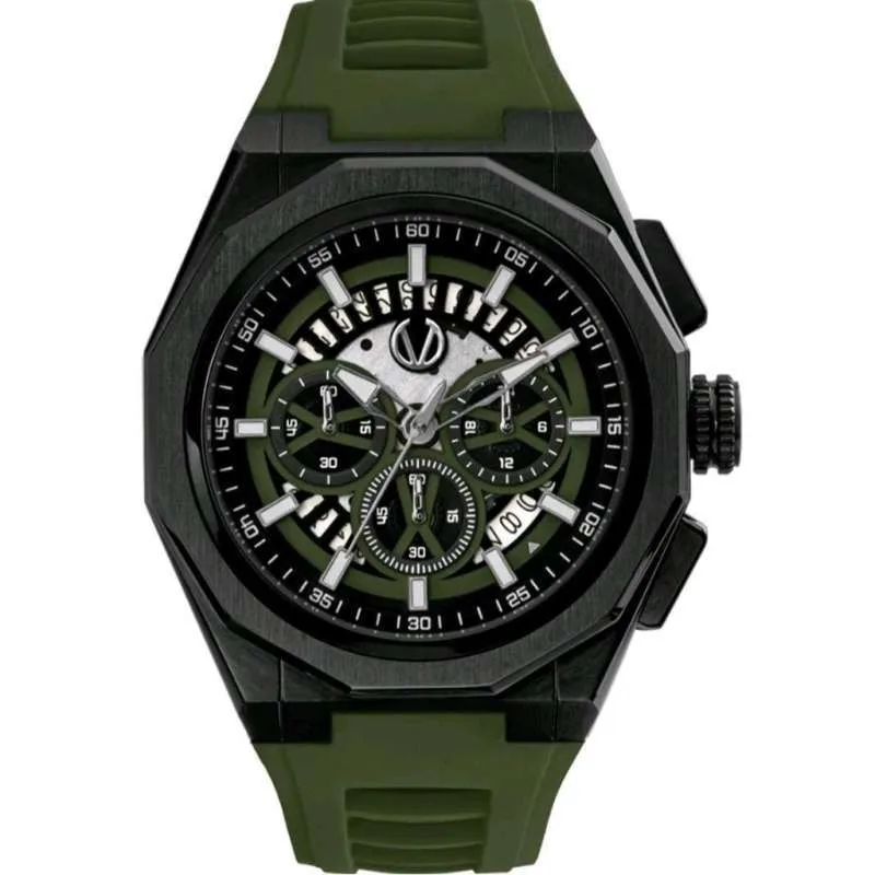 Galery Jam Tangan Christ Verra CV 12189G-36 BLK/GRN