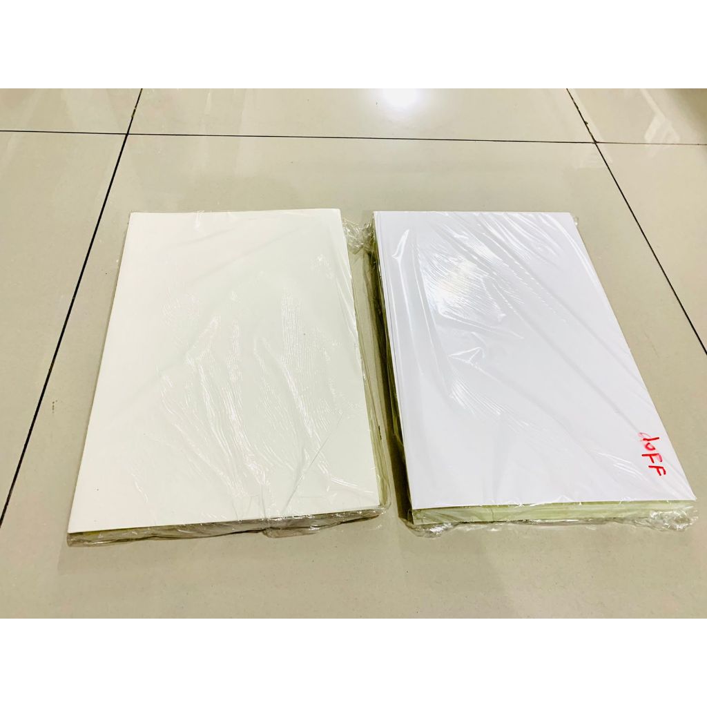 Kertas Stiker F4 100 lembar Doff / Kertas Stiker 100 Lembar F4 Doff